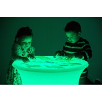 Tickit Sensory Mood Light Table - 20 Remote Control Light Settings - Sensory Toys - Night Light For Kids - Rechargeable