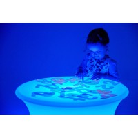 Tickit Sensory Mood Light Table - 20 Remote Control Light Settings - Sensory Toys - Night Light For Kids - Rechargeable