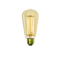 Bulbrite Led St18 Dimmable Medium Screw Base (E26) Light Bulb, 60 Watt Equivalent, 2200K, Antique