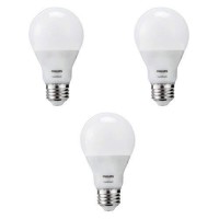 Philips Led A19 Sceneswitch Daylight 3-Setting Light Bulb: Bright/Medium/Low (60-Watt Equivalent) E26 Base, 3-Pack