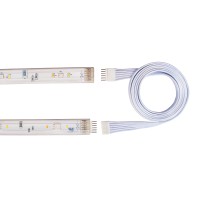 Litcessory Extension Cable For Philips Hue Lightstrip Plus (3.3Ft, 2 Pack, White - Standard 6-Pin V3)