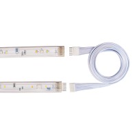 Litcessory Extension Cable For Philips Hue Lightstrip Plus (3.3Ft, 1 Pack, White - Standard 6-Pin V3)