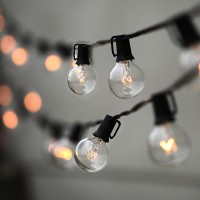 Lampat String Lights, Led 25Ft G40 Globe String Lights With Bulbs-Ul Listd For Indoor/Outdoor Commercial Decor