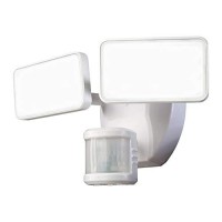 Globe Electric Hz-5867-Wh Light Led Motion, White, 1600 Lumns