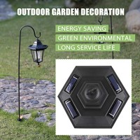 Maggift 37.8 Inch Hanging Solar Lights For Outside Solar Garden Lights Decorative Lanterns With 2 Shepherd Hooks Waterproof Landscape Lighting For Lawn Patio Yard Pathway Driveway,2 Pack