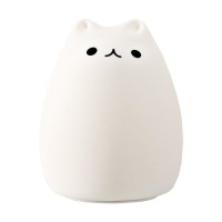 Dastling Umirni Cute Cat Night Light Rechargeable Silicone Led Baby Nursery Nightlight Color Changing Animal Lamp Tap Sensor