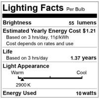 Ctkcom Mr11 12 Volt 10 Watt Halogen Light Bulbs,30 Degree Beam Spread Precision Halogen Reflector Fiber Optic Light Bulb With Glass Cover,6 Pack