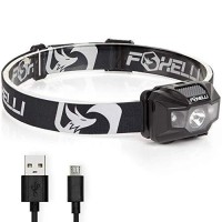 Foxelli Led Headlamp Rechargeable 