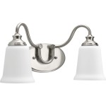 Progress Lighting P300025009 Wander Twolight Bath Brushed Nickel