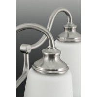 Progress Lighting P300025009 Wander Twolight Bath Brushed Nickel