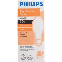 Philips Lighting Co 460816 Bd17 Medium Highpressure Sodium High Intensity Light Bulb