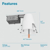 Sunco Can Lights For Ceiling 4 Inch Remodel Recessed Lighting Housing 120277V Tp24 Connector Included Air Tight Steel Can Easy