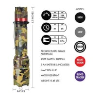 Police Security 99698 Tract Tact Camo Flashlight 280 Lumens