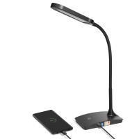 Green Desk Lamps For Home Office - Super Bright Small Desk Lamp With Usb Charging Port, A Perfect Led Desk Light As Study Lamp, Bedside Reading Lights