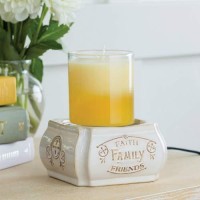 Candle Warmers Etc 2In1 Candle And Fragrance Warmer For Warming Scented Candles Or Wax Melts And Tarts With To Freshen Room F