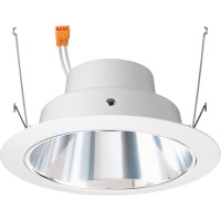 Juno G4 Db 06Lm 30K 90Cri 120 Frpc Wwh J6Rl 6 Inch Baffle Retrofit Trim In White 3000K 90 Cri 114W 600 Lumens