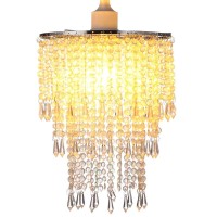 Sparkling Iridescent Beaded Chandeliers 8.6 Inches Diameter For Wedding Centerpiece Living Room Bedroom Event Party