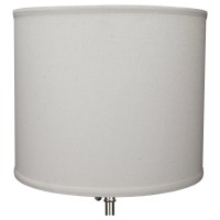 Fenchelshadescom 14 Top Diameter X 14 Bottom Diameter 12 Height Cylinder Drum Lampshade Usa Made Linen Beige Homespun