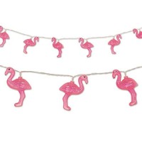 Beistle, Pink Flamingo String Lights, 6