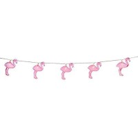 Beistle, Pink Flamingo String Lights, 6