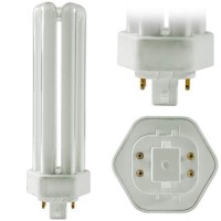 (6 Pack) Plt-42W 865, 4 Pin Gx24Q-4, 42 Watt Triple Tube, Compact Fluorescent Light Bulb