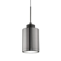 Kuzco Lighting Single Lamp Led Pendant In Heavy Gauge Steel And Brushed Nickel Finish