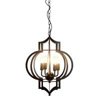 Warehouse Of Tiffany Ld4046 Addison 4 Light Chandelier, 17