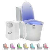 Toilet Night Light Motion Sensor Activated By Zszt 8 Colors Changing Toilet Bowl Nightlight For Bathroom Perfect For Using Toi