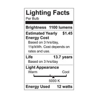 Ge Dimmable Led Light Bulbs, A21 General Purpose (75 Watt Replacement Led Light Bulbs), 1100 Lumen, Medium Base Light Bulbs, Daylight, 2-Pack Led Bulbs