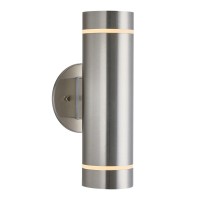 Artika Amp101Ccass C7 Outdoor Indoor Cylinder Light Sconce In Stainless Steel Silver