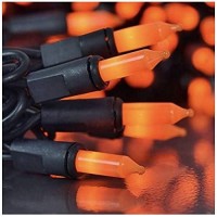 Purple And Orange Halloween Mini Lights Bundle - 2 Item: Purple Mini Lights And Orange Mini Lights By Greenbrier