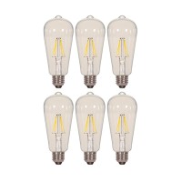 Satco S9581 6.5St19/Cl/Led/E26/27K/120V (6 - Pack)