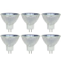 Sunlite 40714-Su Halogen Mr16 Mini Reflector Flood Light Bulb, Fmw, 35 Watts, 280 Lumens, Gu5.3 Base 2 Pin, 38