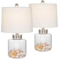 360 Lighting Country Coastal Small Accent Table Lamps 20.5