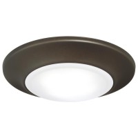 Westinghouse 6322400 Small Led Indooroutdoor Dimmable Surface Mount Wet Location Oil Rubbed Bronze Finish With Frosted Lens