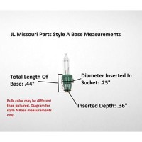 Ge 20X Mini 2.5 Volt Clear Christmas Light Bulbs Replacement Tree Lights Indoor Or Outdoor By Jl Missouri Parts