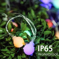 Aloveco Led String Lights 16Ft 50 Led Battery Operated String Lights Color Changing With Remote Waterproof Globe Starry Fairy Lights For Outdoor Indoor Bedroom Garden Christmas Halloween Party(Rgb)