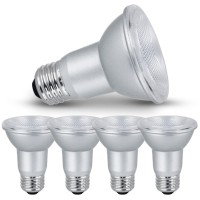 Xtricity Led Par20 Dimmable Flood Light Bulb, 7 Watt (50W Equivalent), 500 Lumens, 3000K Soft White, 120V, Indoor/Outdoor, Energy Star Certified, Ul Listed (4 Pack)