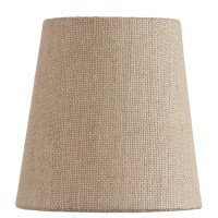 Upgradelights Beige Linen 4 Inch Mini Clip On Chandelier Lamp Shade (Set Of 5) 2.5X4X4