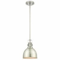 Westinghouse Lighting 6345500 One - Light Mini Pendant Hammered Brushed Nickel Finish