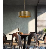 60W x 3 Rochefort metal 3 light chandelier