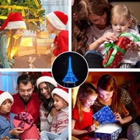 Urwise Romantic Eiffel Tower In Paris France 3D Optical Illusion Night Light,7 Colors Changing,Smart Touch Button Usb Powered,Amazing Creative Art Design For Home Decor Zb-2821