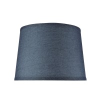 Aspen Creative 32306, Transitional Hardback Empire Shaped Spider Construction Lamp Shade In Washing Blue, 14