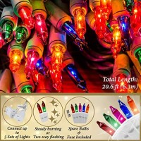 Holiday Essence 100 Multi-Color Christmas Lights With White Wire 