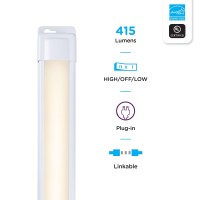 Enbrighten Premium Linkable Under Cabinet Fixture 12In Led Linkable 415 Lumens 3000K Bright White 38845T1