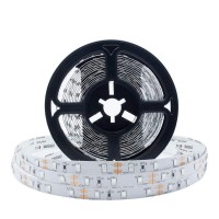 Lightingwill Ultraviolet Led Strip, 365Nm-370Nm 16.4Ft 24W 5M 12V Smd3528 300Leds Uv Ultraviolet Non-Waterproof 8Mm White Pcb Flexible Led Strips 60Leds 4.8W Per Meter, For Uv Curing, Metal Crack