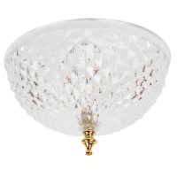 Trenton Gifts Decorative Dome Cover For Ceiling Light Fixture, Hanging Home Decor With Clip