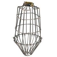 Artifactdesign Long Metal Wire Light Cage Guard For Pendant Lamps Bronze