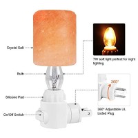 Syntus Hm065 Himalayan Salt Lamp, With Ul Listed Plug, Yellow