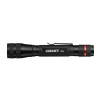 Coast G32 465 Lumen Flashlight With Pure Beam, Twist Focus And Bulls-Eye Spot Beam, Black